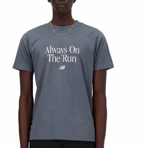 New Balance Gray T-Shirt - Always on the Run